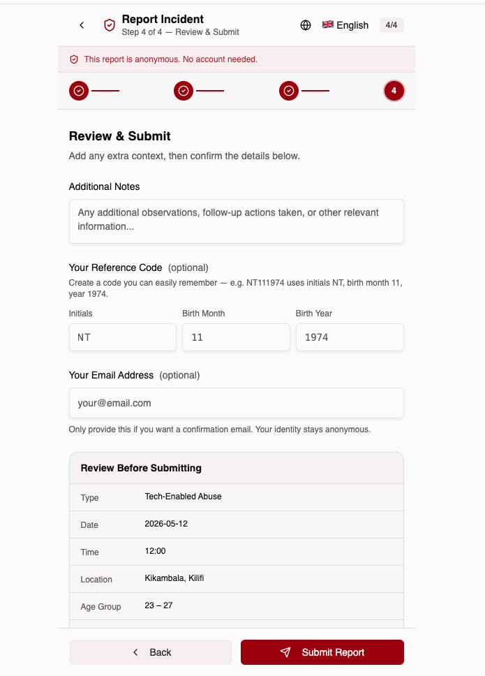 Review and Submit